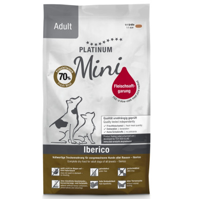 Platinum Dog Adult Iberico, hrana uscata caini adulti, 1.5 kg